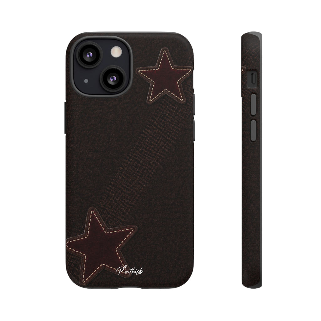 Rustic Stitched Star Phone Case