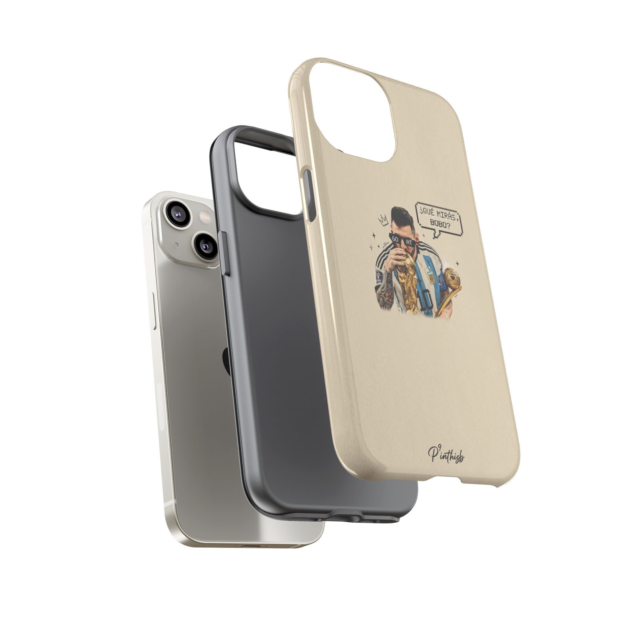 "G.O.A.T" Messi Tough Phone Case