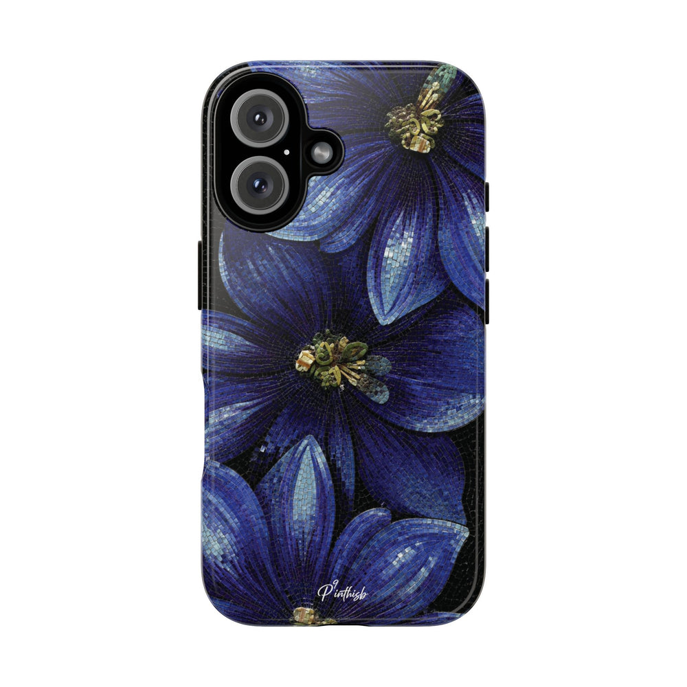 Blue Floral Tough Case