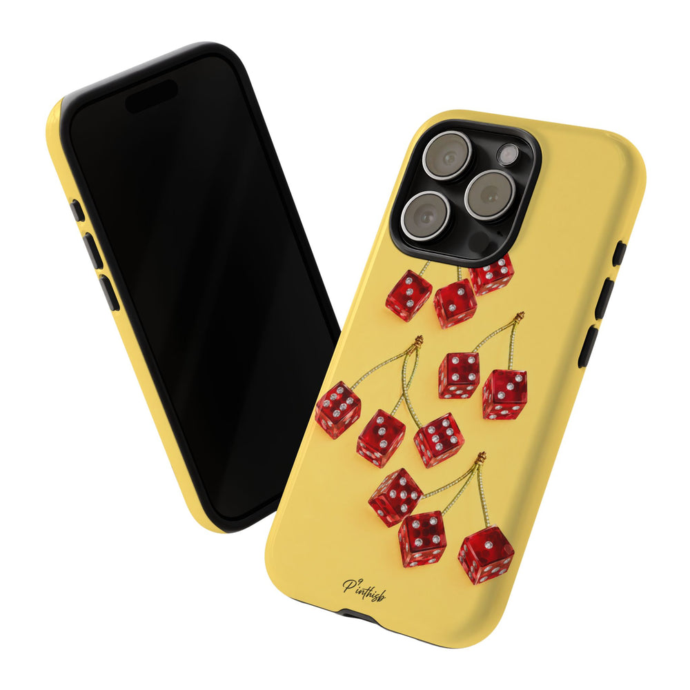 Cherry Dice Tough Phone Case