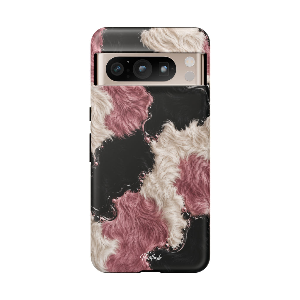Cow Print Swirl Tough Case