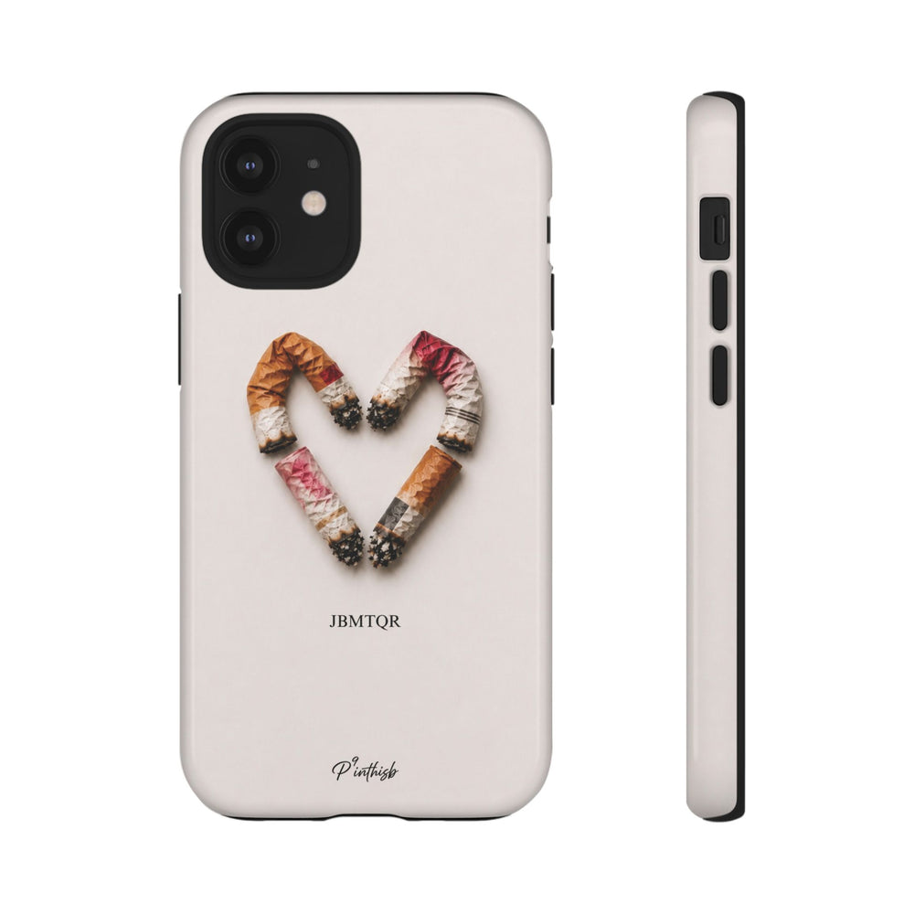 Cigarette Heart Butts "JBMTQR" Tough Case