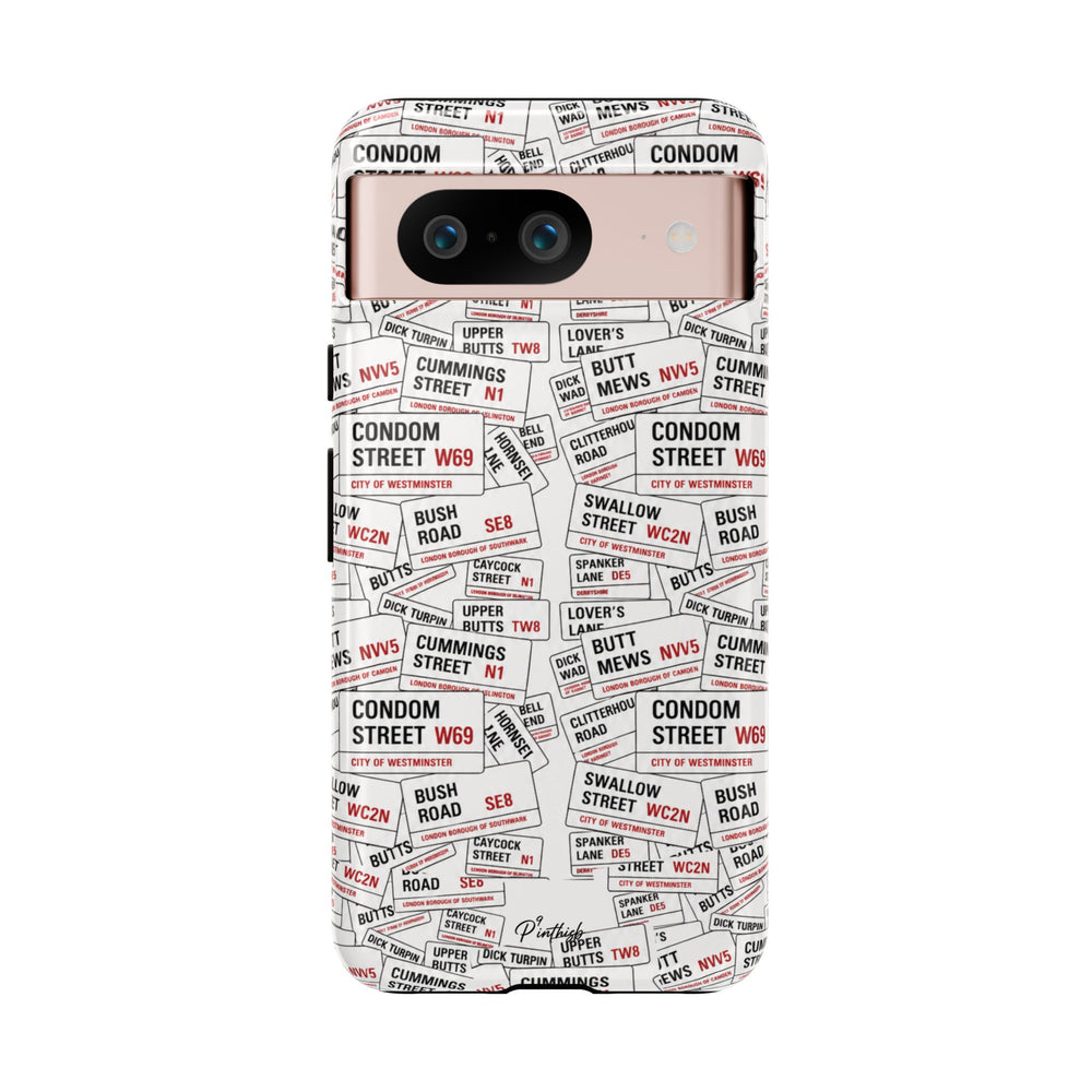 Cheeky London Street Signs Phone Case