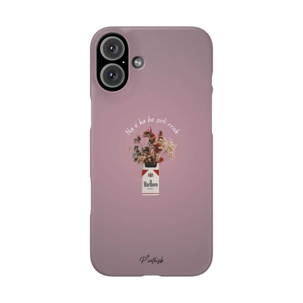 "Na e ka bo zoti rrisk." Snap Phone Case