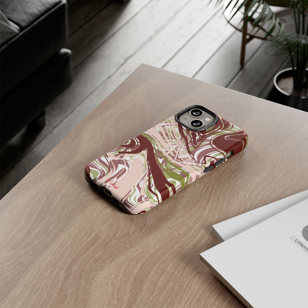 Abstract Marbled Tough Phone Case
