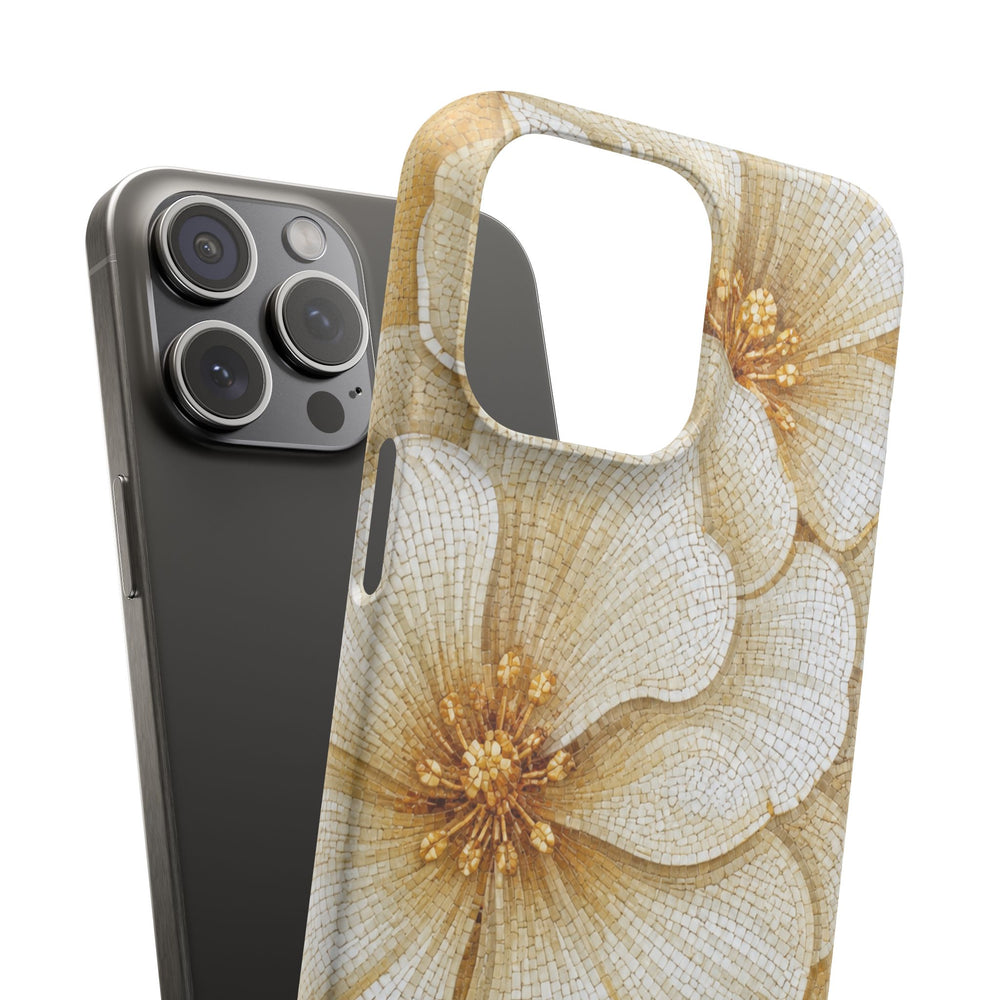 Floral Gold Bloom Snap Case