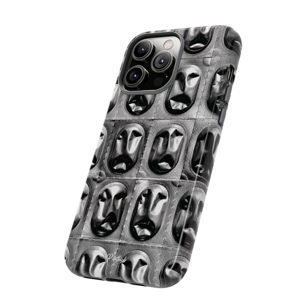 Metallic Mask Grid Tough Case
