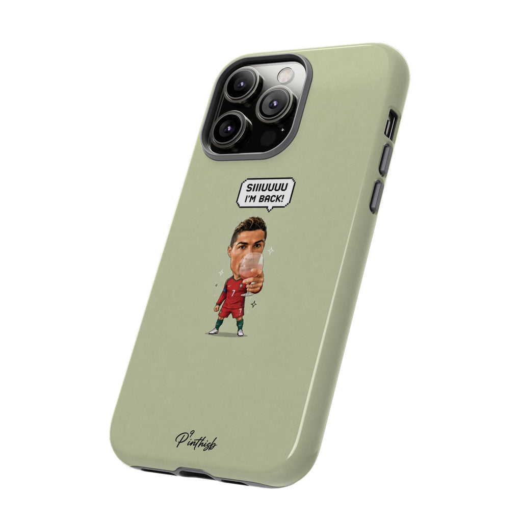 "SIIUUU, I'M BACK" CR7 Tough Phone Case