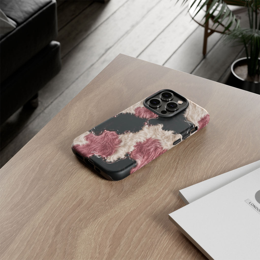 Cow Print Swirl Tough Case