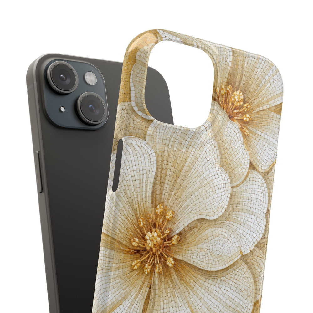Floral Gold Bloom Snap Case