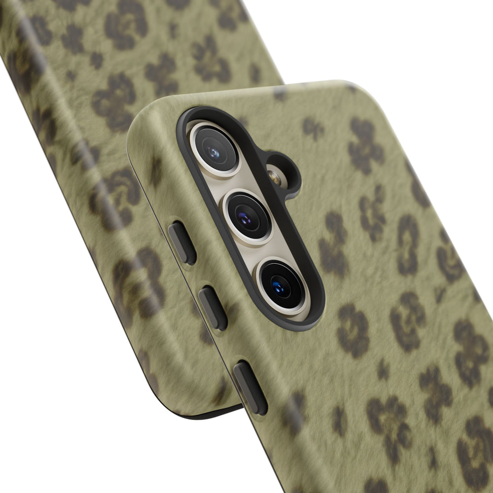 Olive Leopard Print Tough Case
