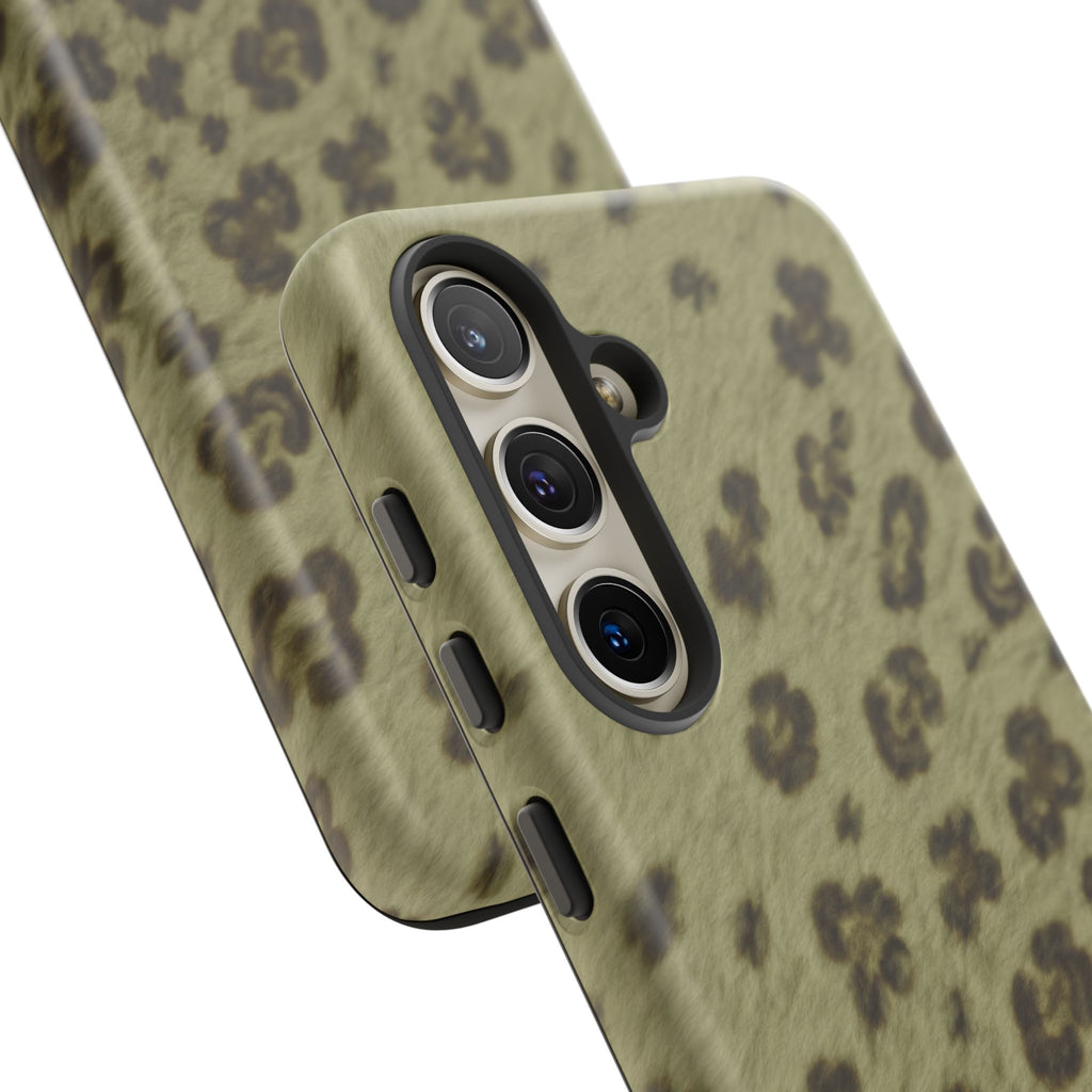 Olive Leopard Print Tough Case
