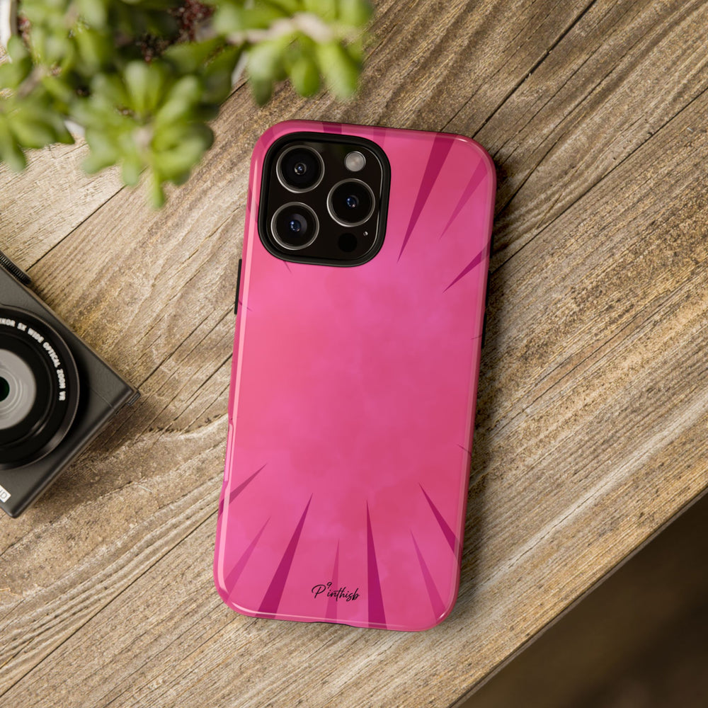 Pink Burst Tough Phone Case