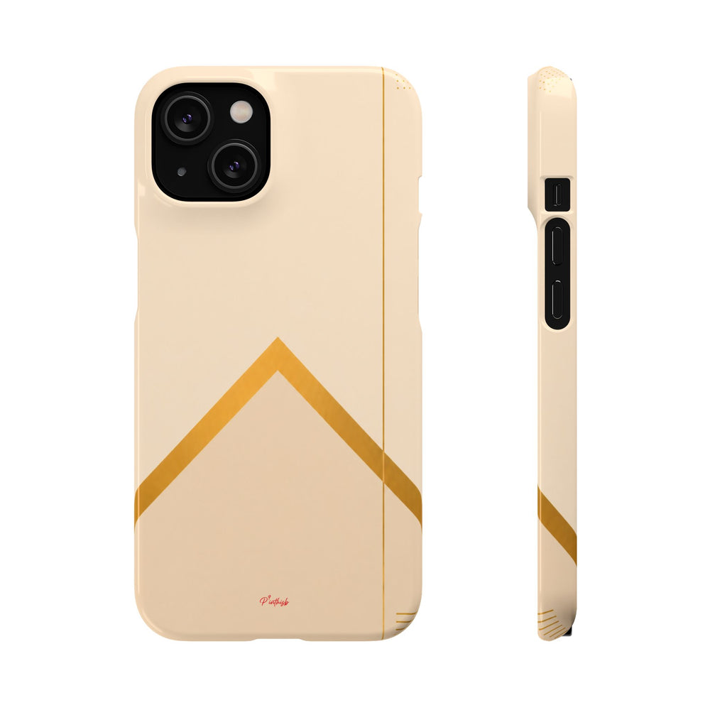 Gold Malboro Inspired Snap Phone Case