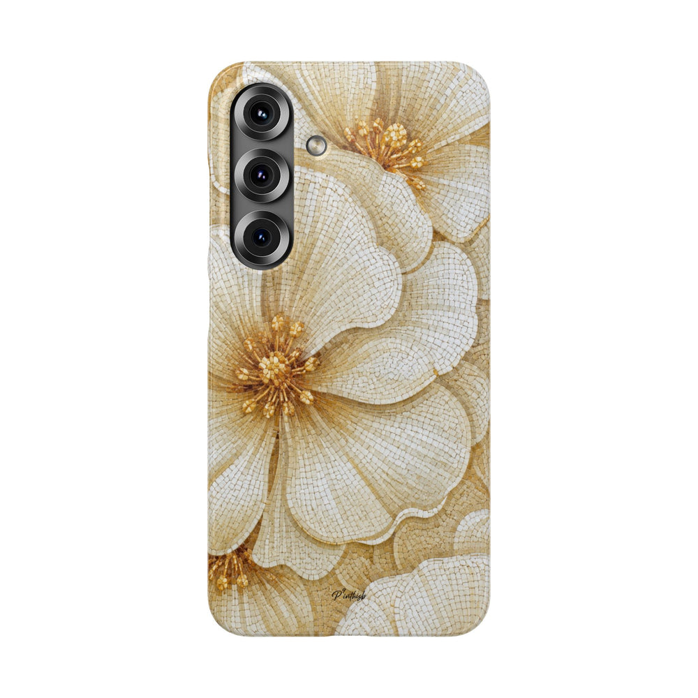 Floral Gold Bloom Snap Case