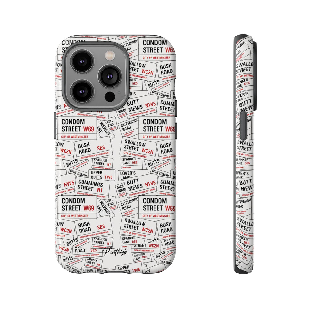Cheeky London Street Signs Phone Case