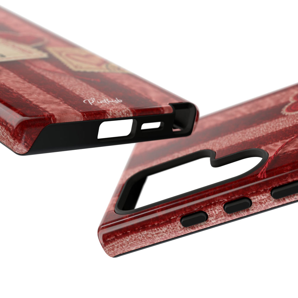 “Good Things Are Coming” Red Phone Case