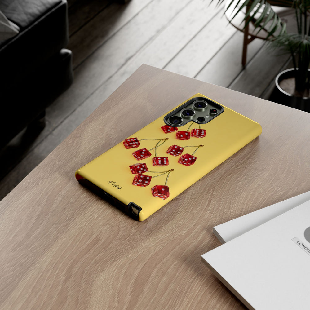 Cherry Dice Tough Phone Case