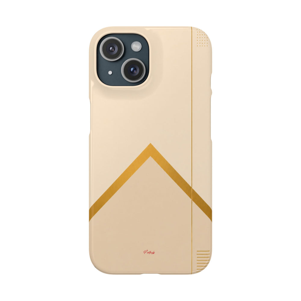 Gold Malboro Inspired Snap Phone Case