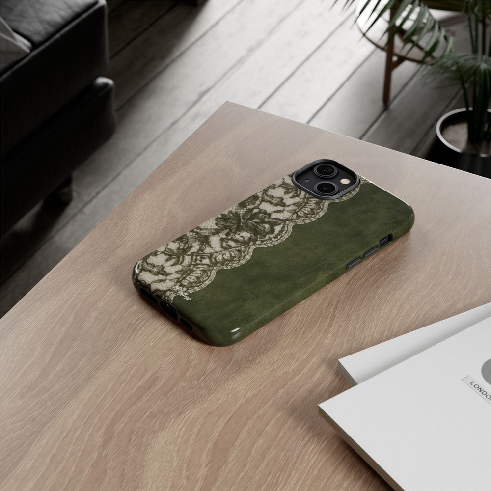 Olive Lace Tough Case