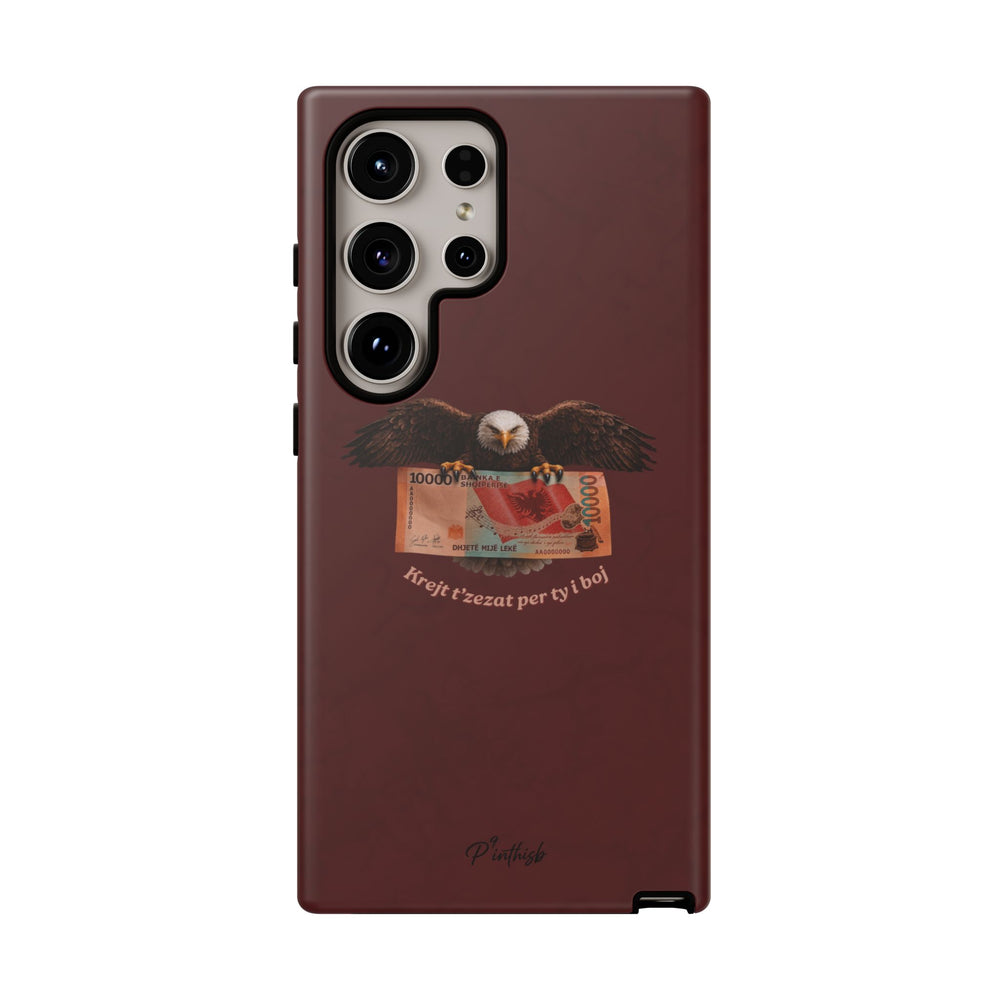 "Krejt t'zezat për ty i boj" Albanian Tough Phone Case
