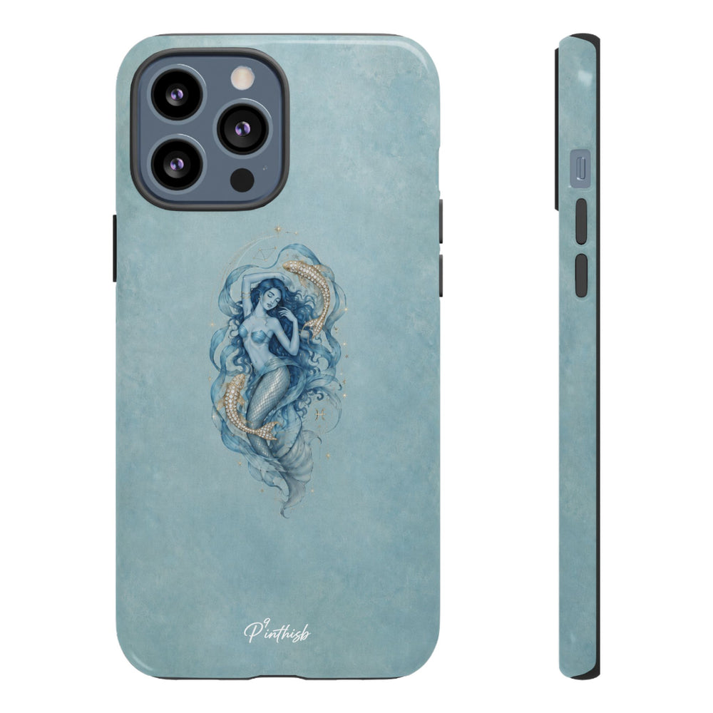 Pisces Zodiac Glitter Phone Case