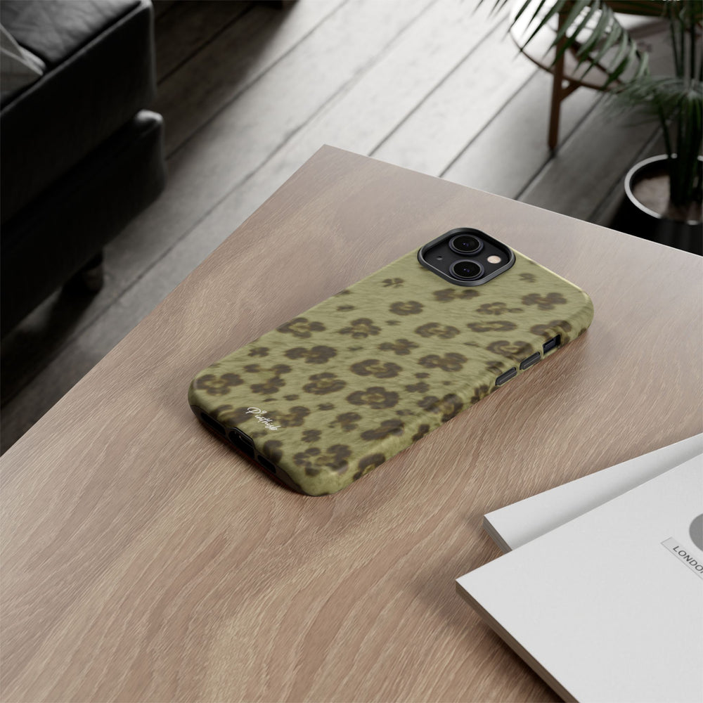 Olive Leopard Print Tough Case