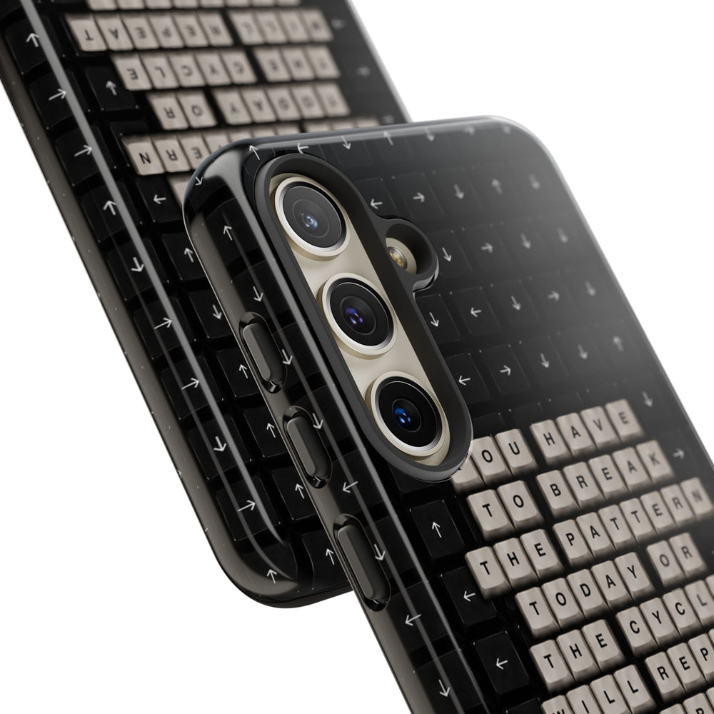 "Break the pattern" Keyboard Tough Case