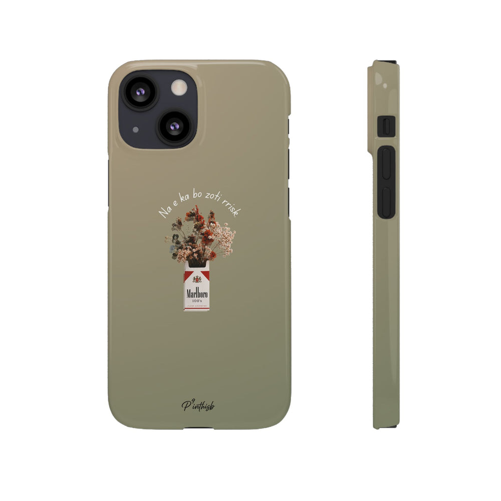 "Na e ka bo zoti rrisk." Snap Phone Case