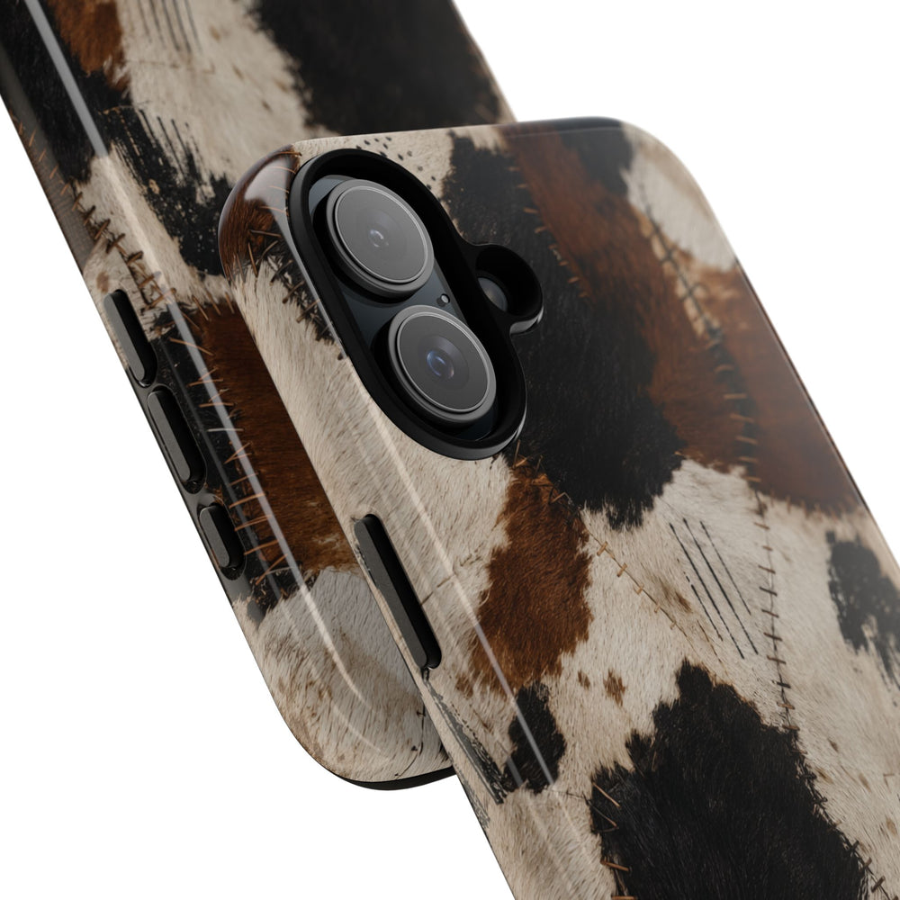 Brown & Black Animal Print Tough Case