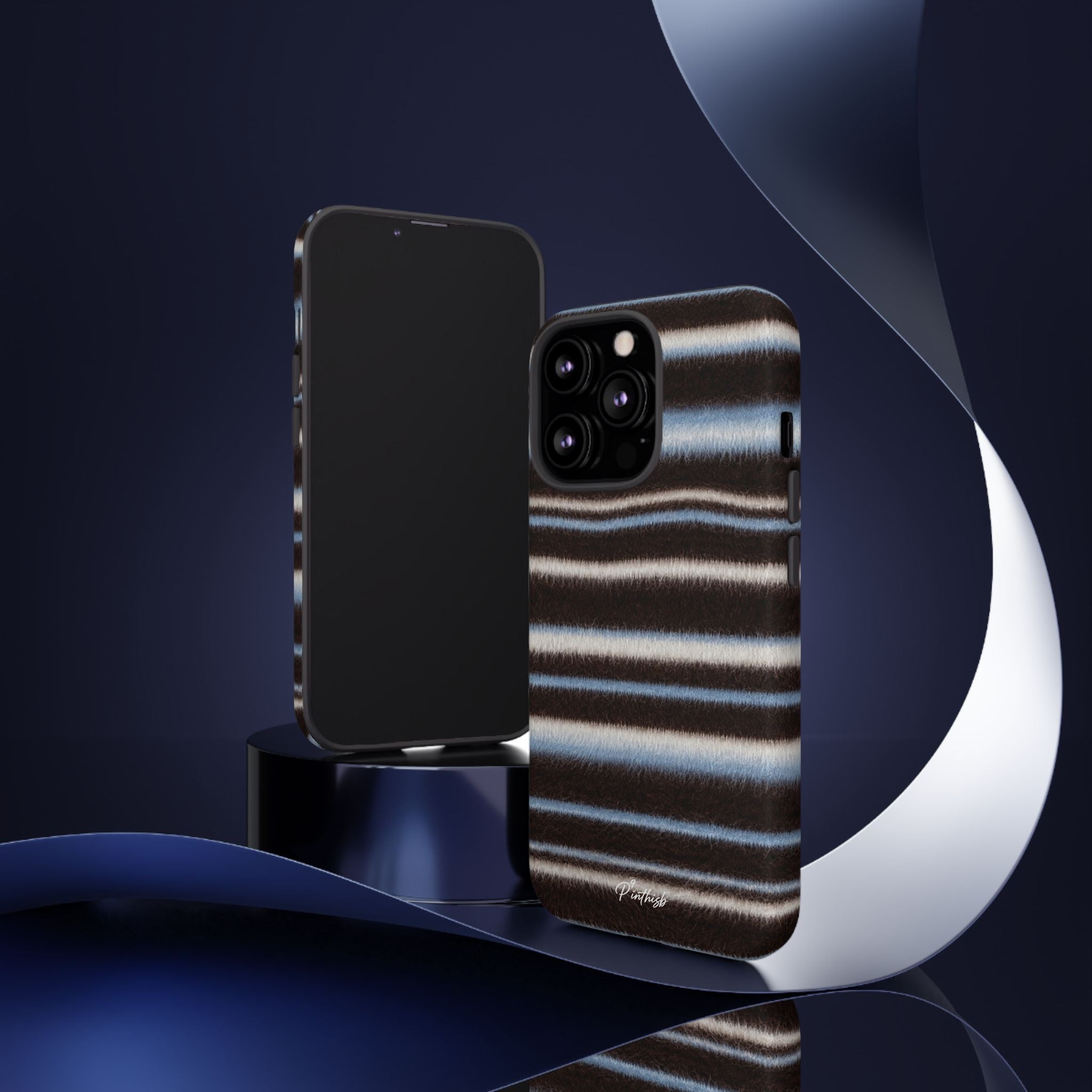 Striped Wave Tough Case