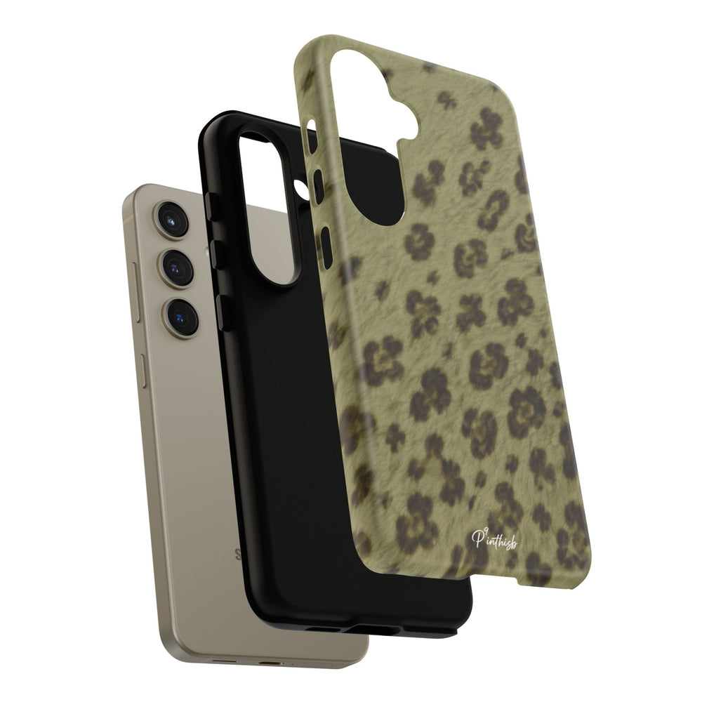 Olive Leopard Print Tough Case