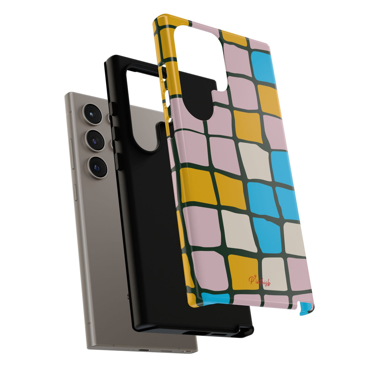 Color Grid Tough Phone Case