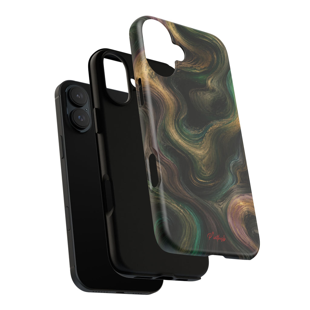 Marbled Forest Tough Phone Case