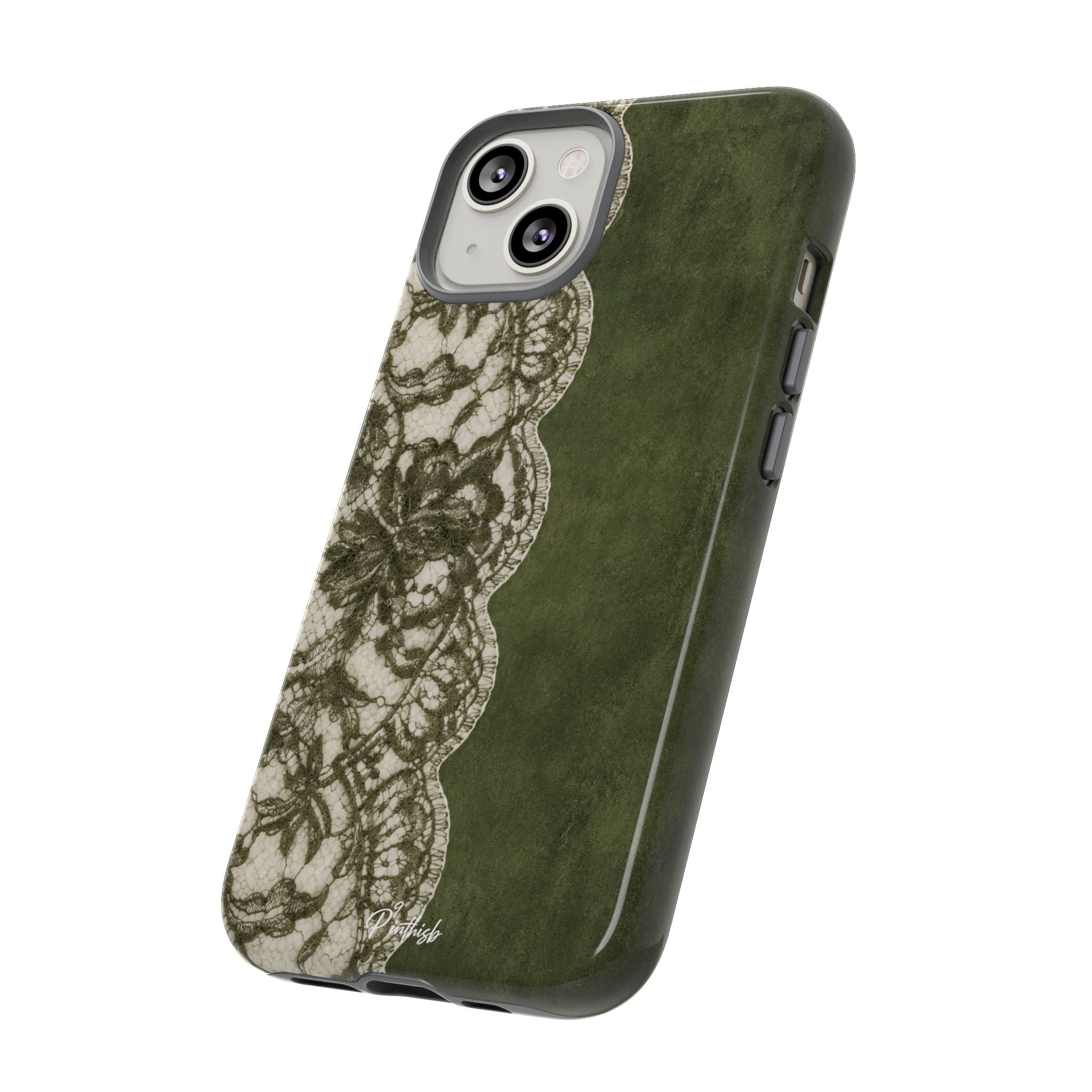 Olive Lace Tough Case