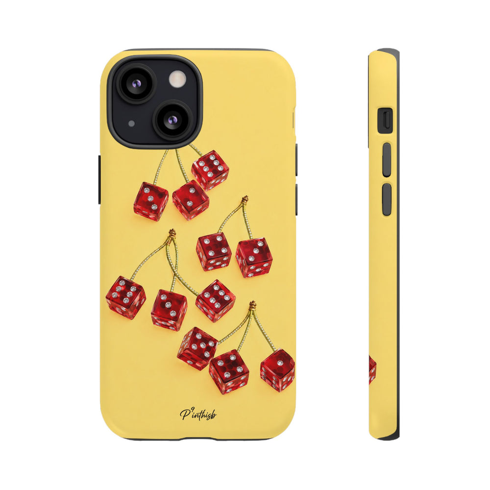 Cherry Dice Tough Phone Case
