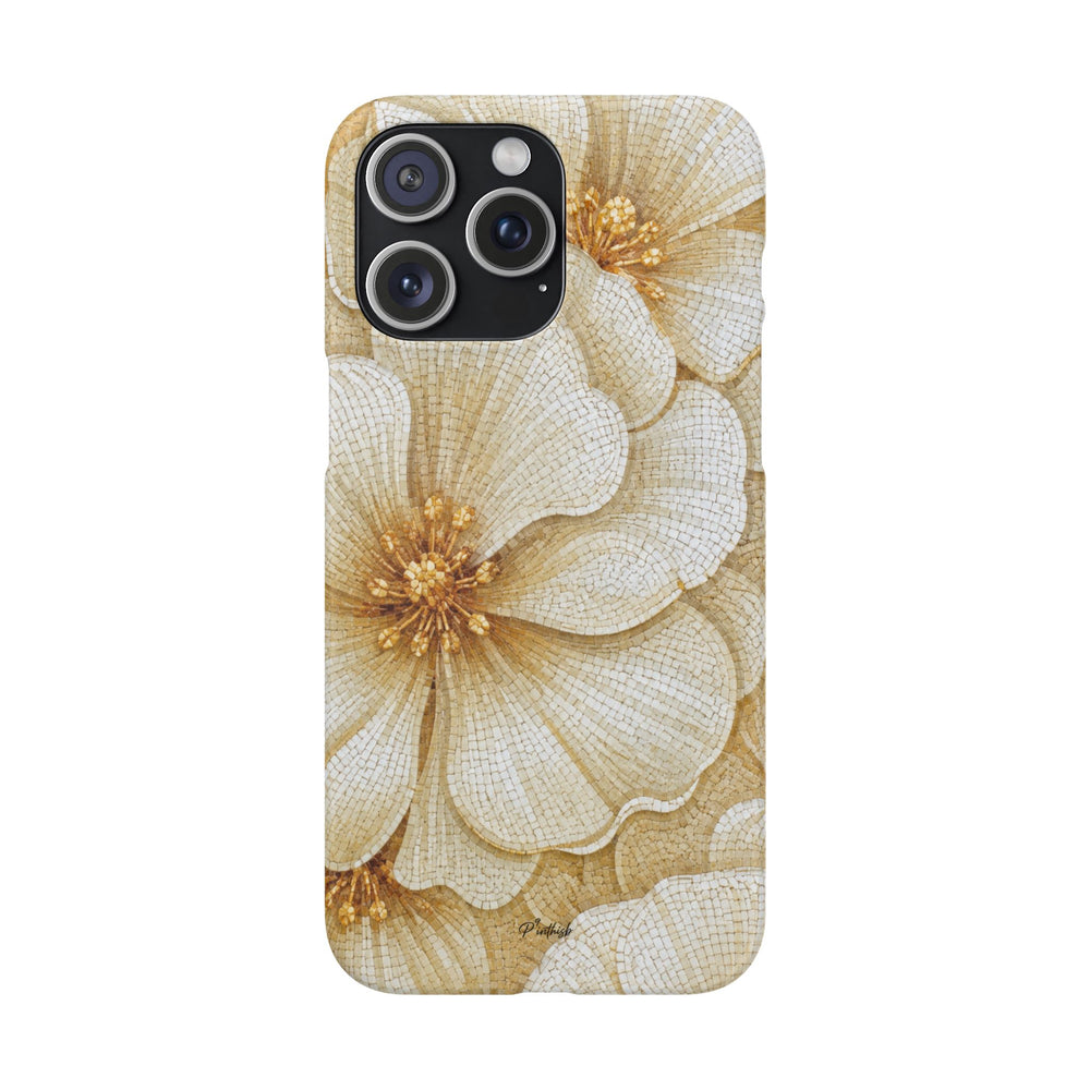 Floral Gold Bloom Snap Case