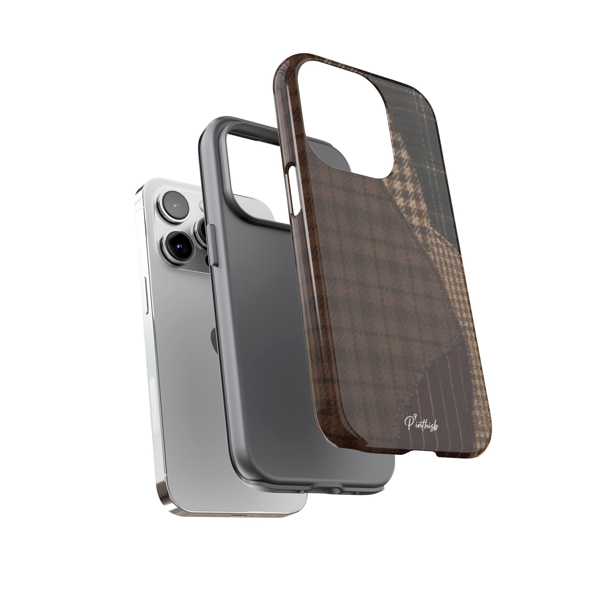 Rustic Brown Retro Tough Case