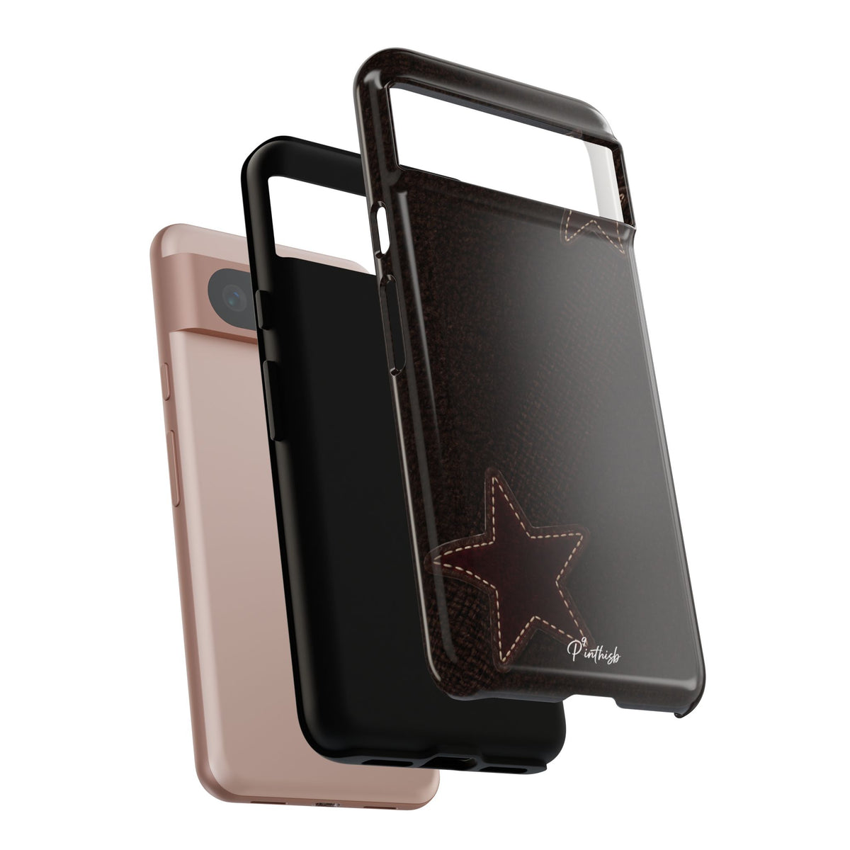 Rustic Stitched Star Phone Case