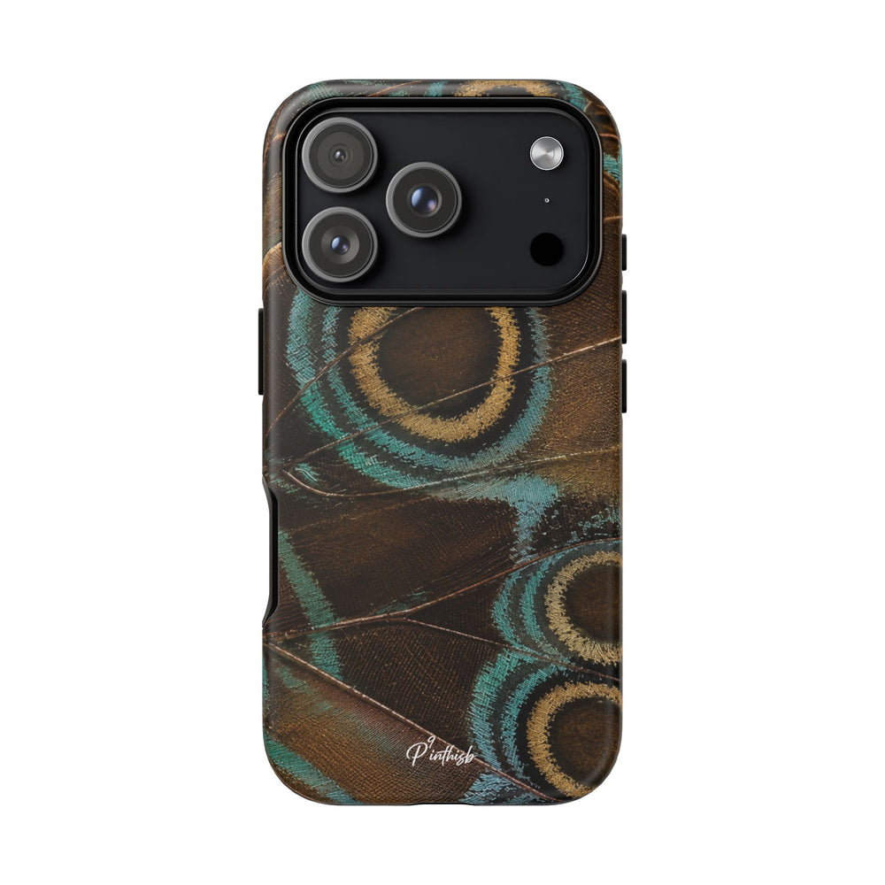 Peacock Feather Pattern Tough Case