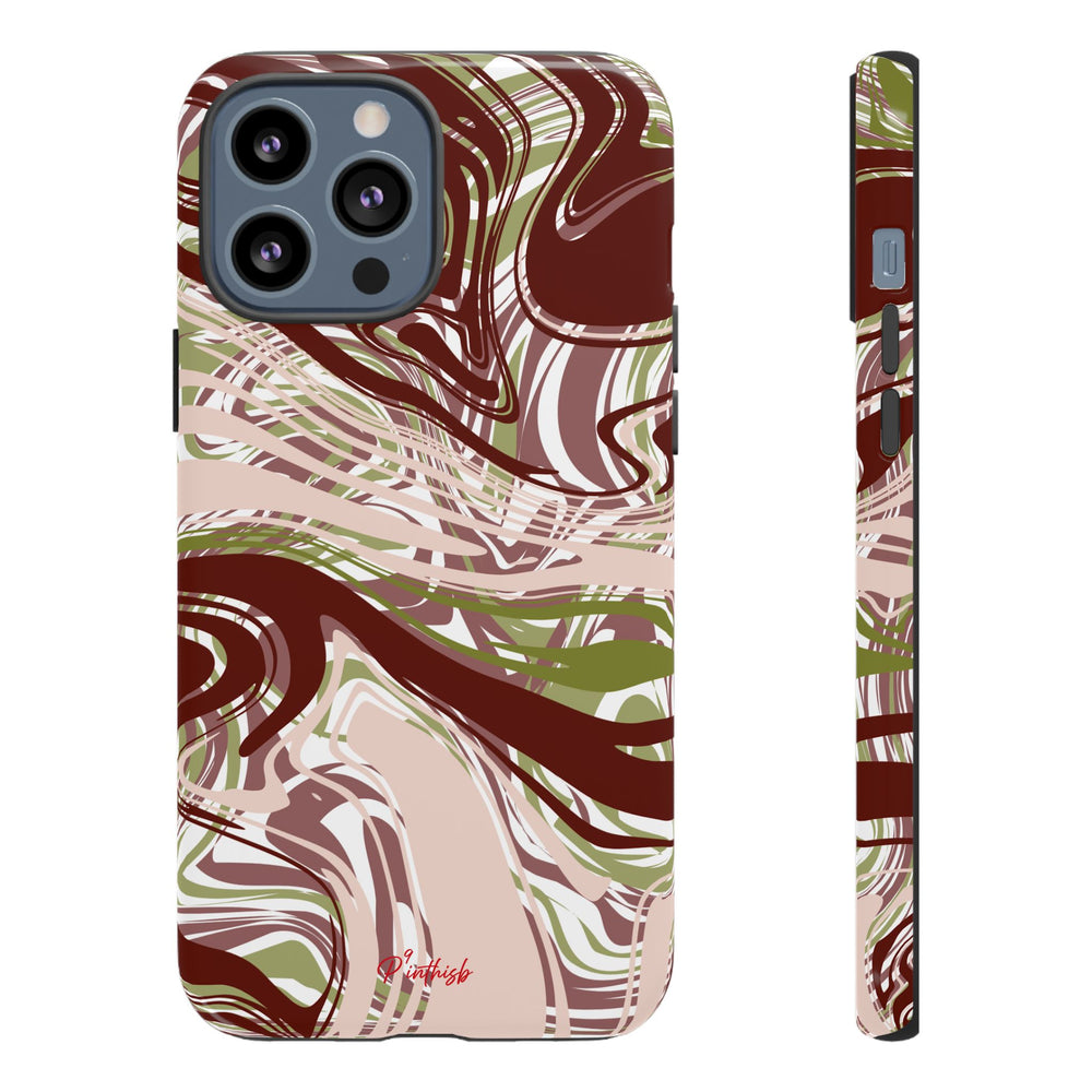 Abstract Marbled Tough Phone Case