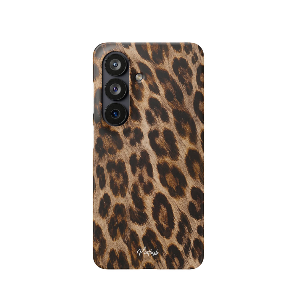 Leopard Print Snap Phone Case