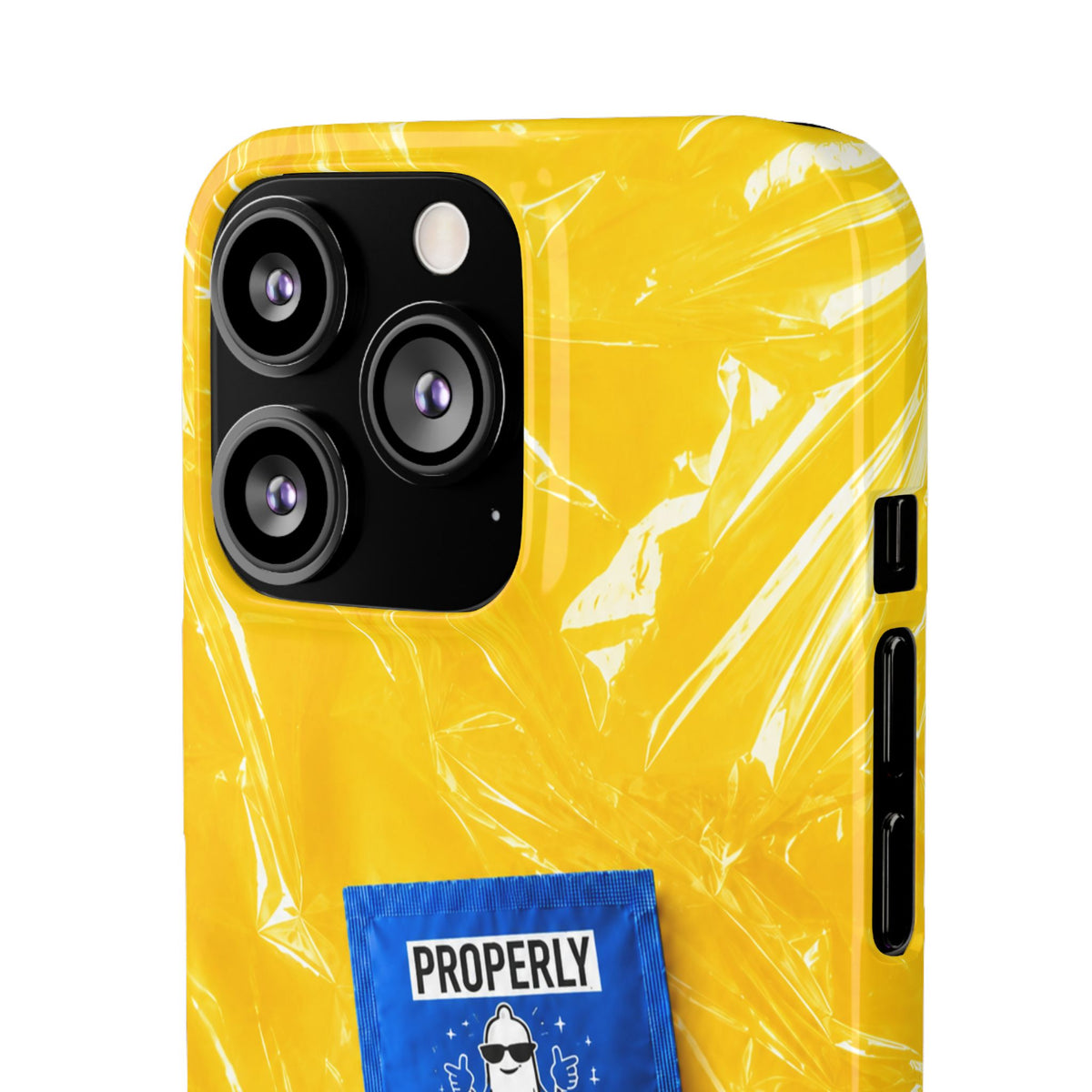 "Properly Protected" Graphic Snap Phone Case