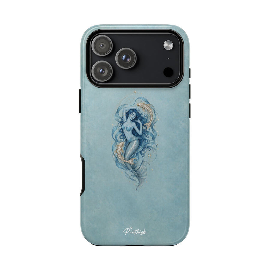 Pisces Zodiac Glitter Phone Case