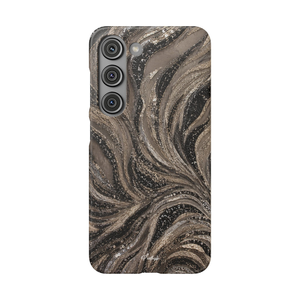 Neutral Swirl Protective Snap Case