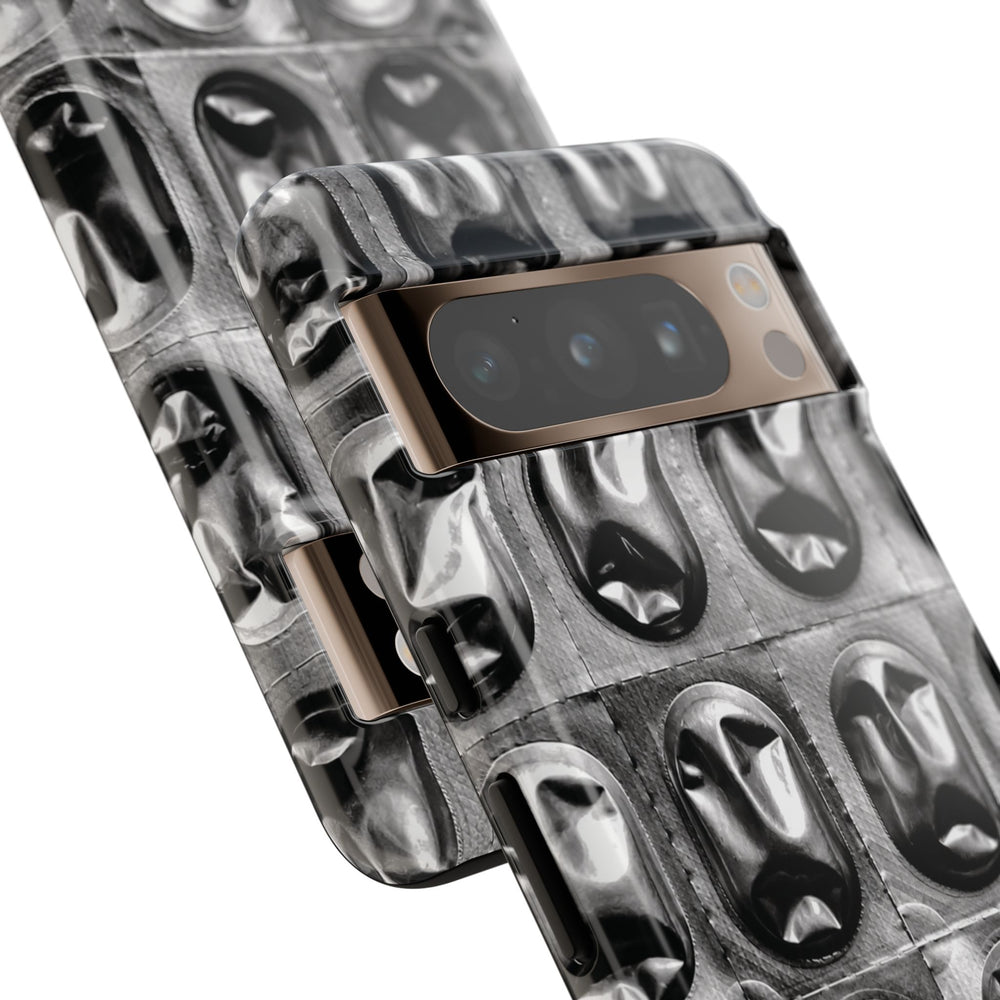 Metallic Mask Grid Tough Case