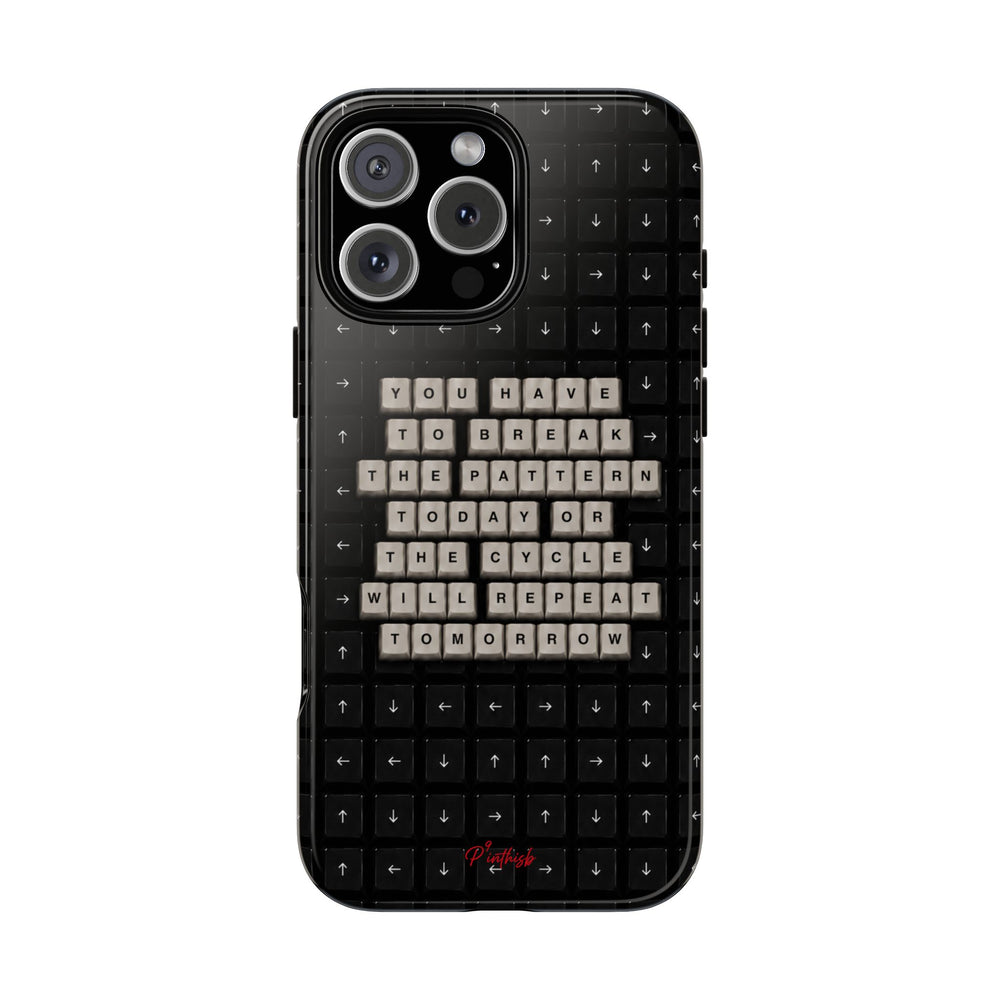 "Break the pattern" Keyboard Tough Case