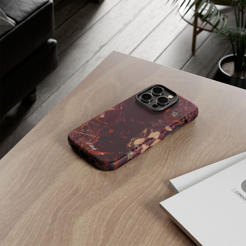 Dark Maroon Vintage Tough Case