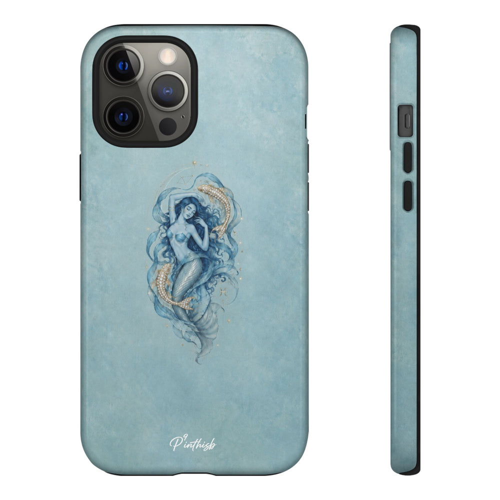 Pisces Zodiac Glitter Phone Case