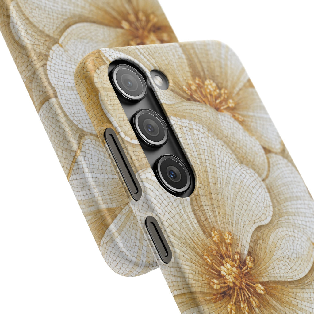 Floral Gold Bloom Snap Case